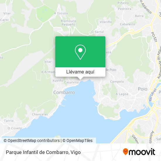 Mapa Parque Infantil de Combarro