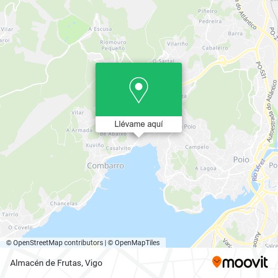 Mapa Almacén de Frutas