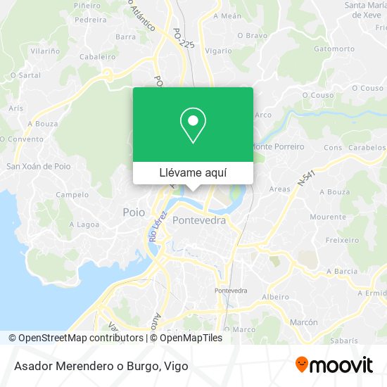 Mapa Asador Merendero o Burgo