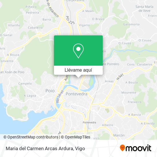 Mapa Maria del Carmen Arcas Ardura
