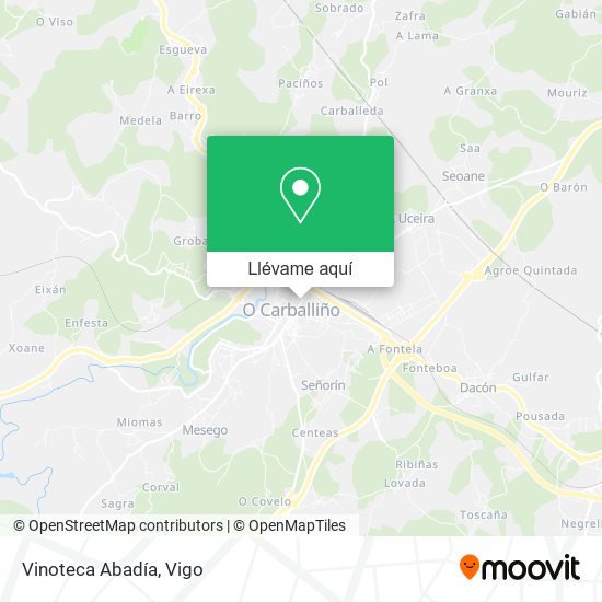 Mapa Vinoteca Abadía