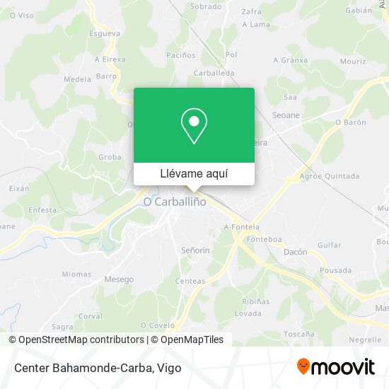 Mapa Center Bahamonde-Carba