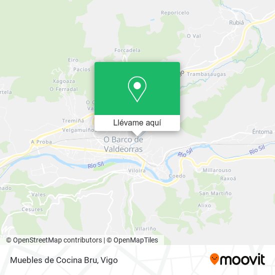 Mapa Muebles de Cocina Bru