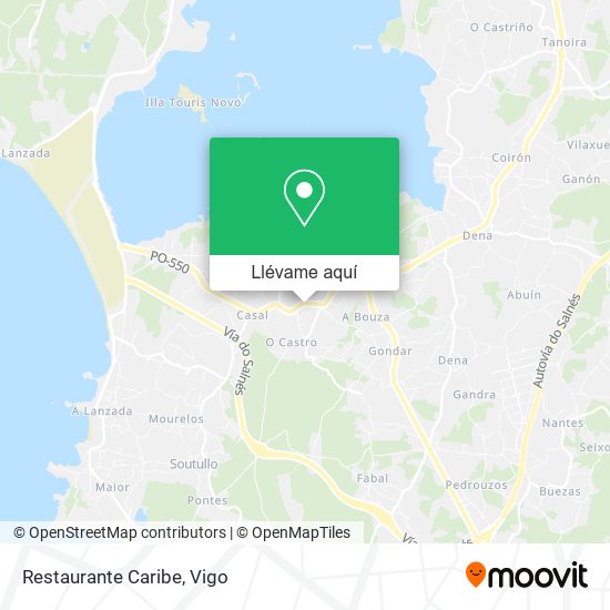 Mapa Restaurante Caribe