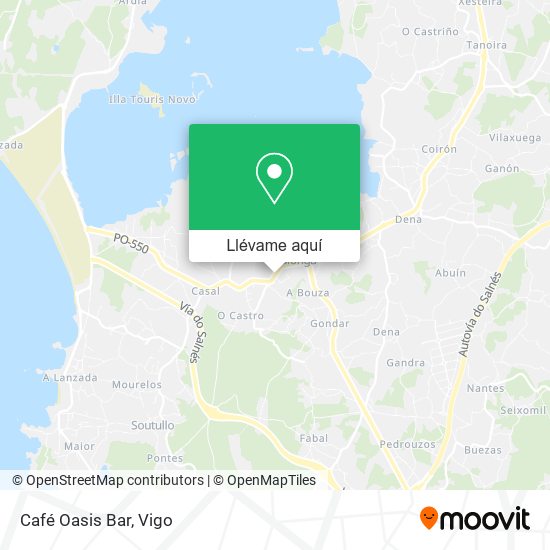 Mapa Café Oasis Bar