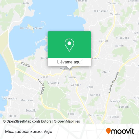 Mapa Micasadesanxenxo