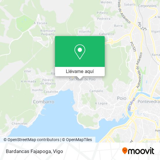 Mapa Bardancas Fajapoga