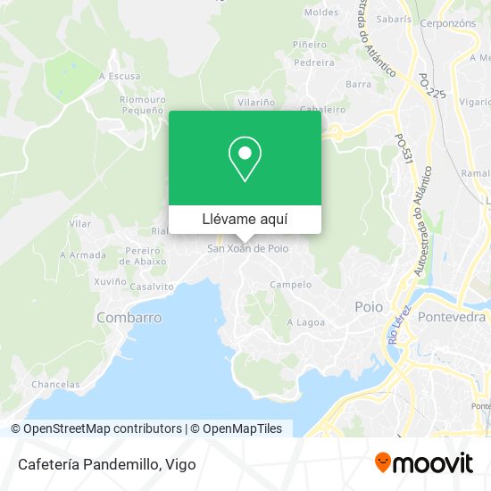 Mapa Cafetería Pandemillo