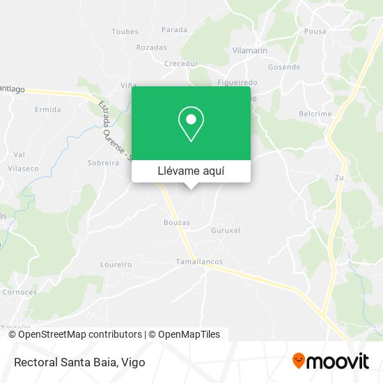 Mapa Rectoral Santa Baia