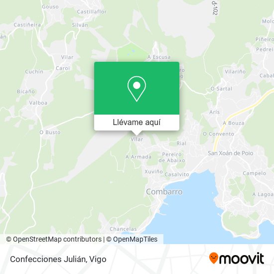 Mapa Confecciones Julián