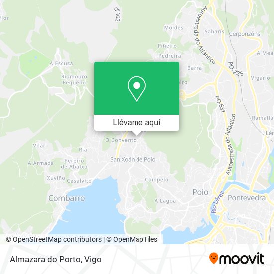 Mapa Almazara do Porto