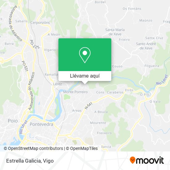 Mapa Estrella Galicia