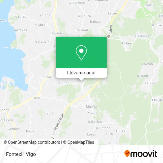 Mapa Fontexil