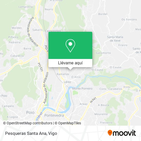 Mapa Pesqueras Santa Ana