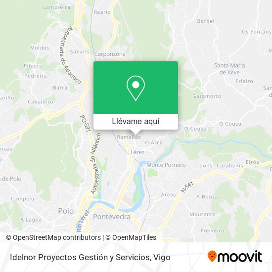 Mapa Idelnor Proyectos Gestión y Servicios