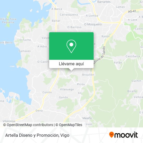 Mapa Artella Diseno y Promoción