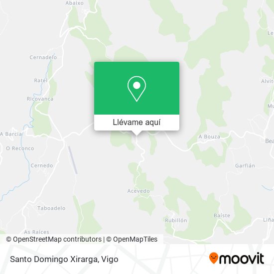 Mapa Santo Domingo Xirarga