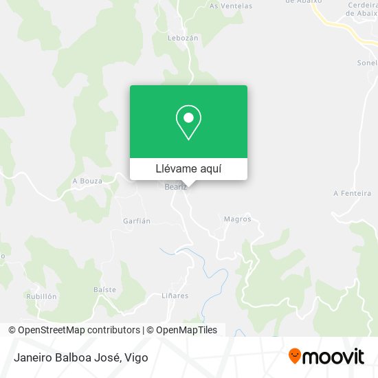 Mapa Janeiro Balboa José