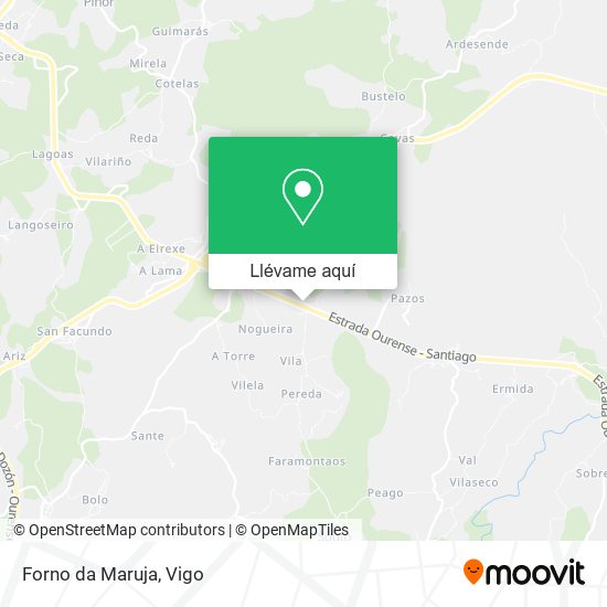 Mapa Forno da Maruja