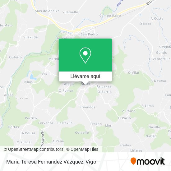 Mapa Maria Teresa Fernandez Vázquez