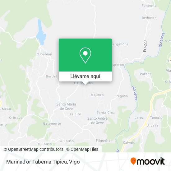 Mapa Marinad'or Taberna Típica