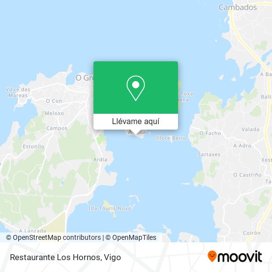 Mapa Restaurante Los Hornos