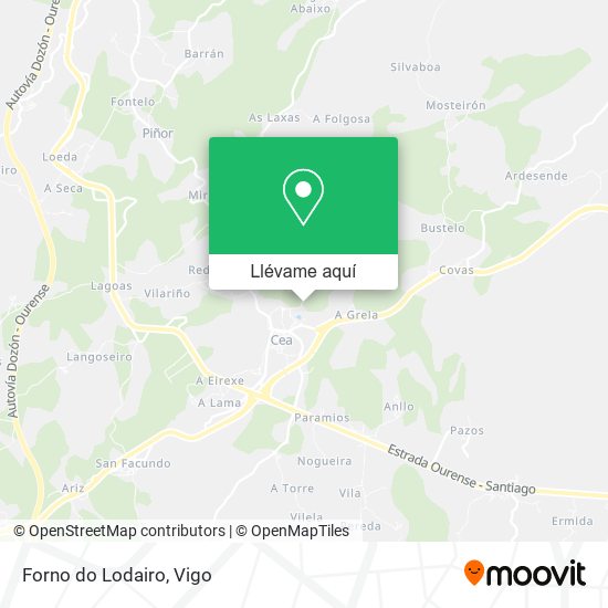 Mapa Forno do Lodairo