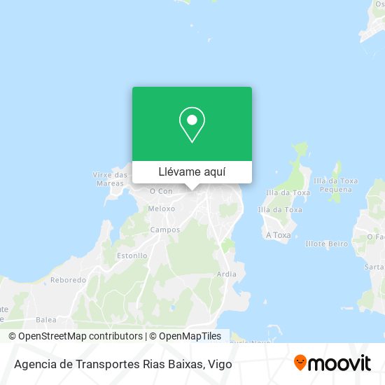 Mapa Agencia de Transportes Rias Baixas