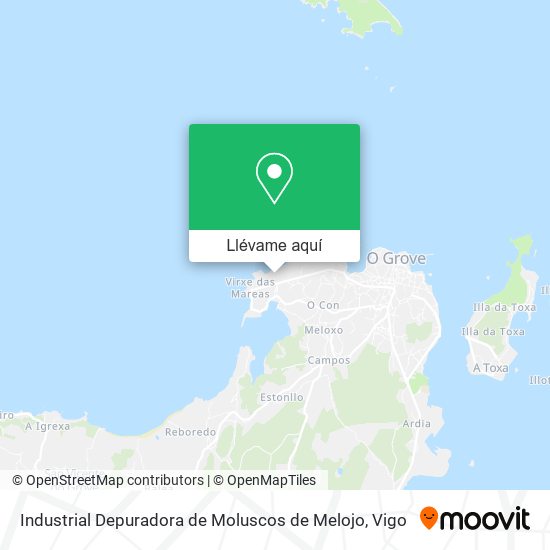 Mapa Industrial Depuradora de Moluscos de Melojo