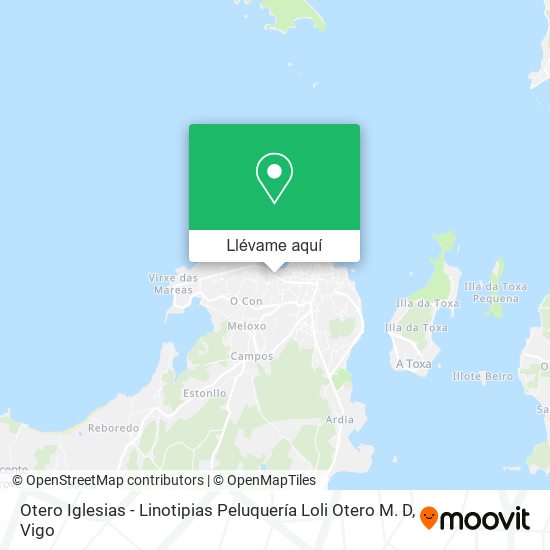 Mapa Otero Iglesias - Linotipias Peluquería Loli Otero M. D