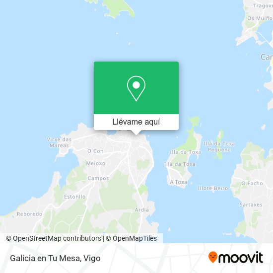 Mapa Galicia en Tu Mesa