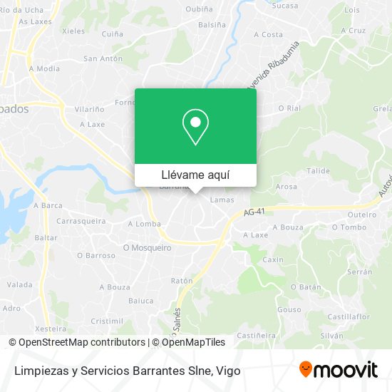 Mapa Limpiezas y Servicios Barrantes Slne