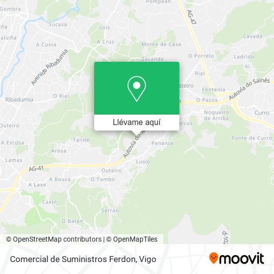 Mapa Comercial de Suministros Ferdon
