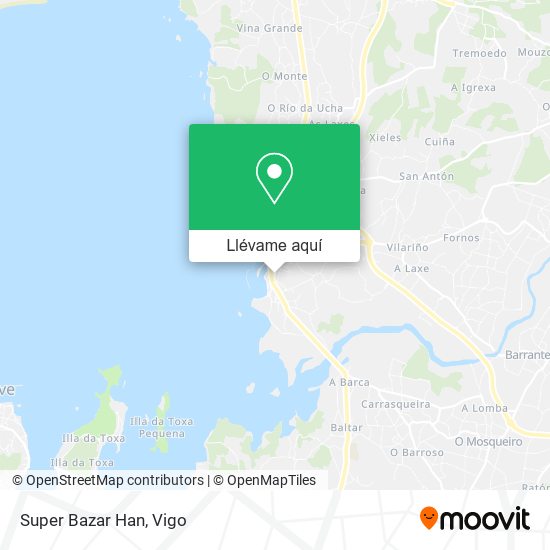 Mapa Super Bazar Han