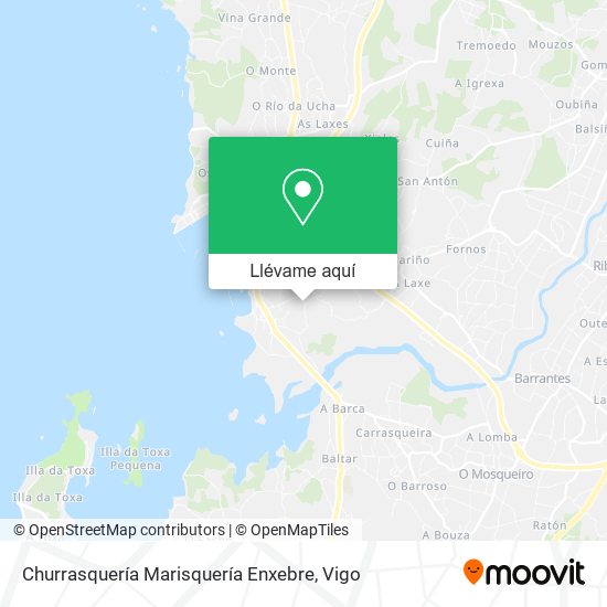 Mapa Churrasquería Marisquería Enxebre