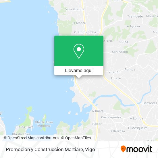 Mapa Promoción y Construccion Martiare