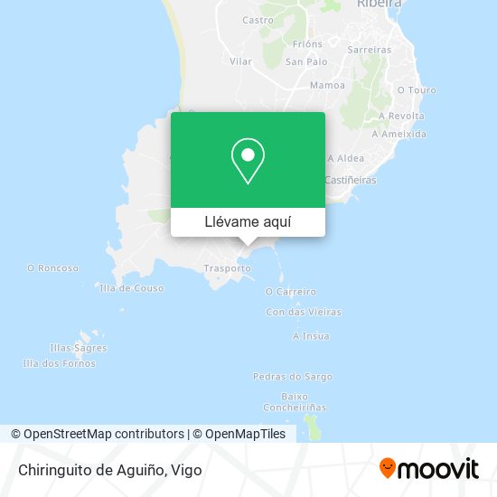 Mapa Chiringuito de Aguiño