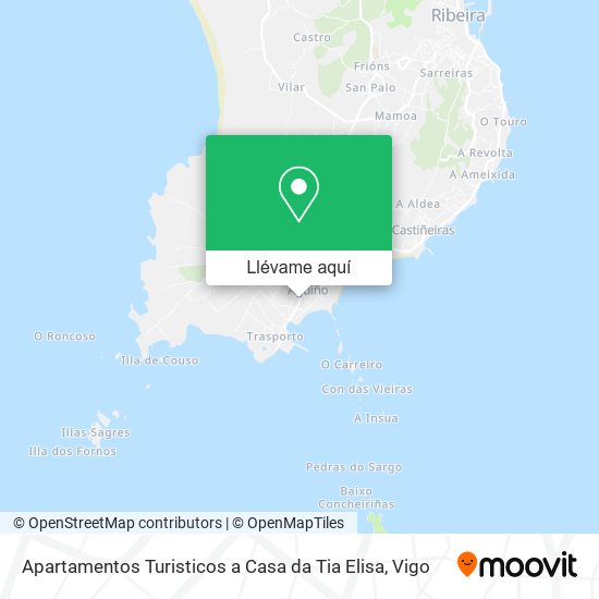 Mapa Apartamentos Turisticos a Casa da Tia Elisa