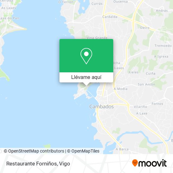 Mapa Restaurante Forniños