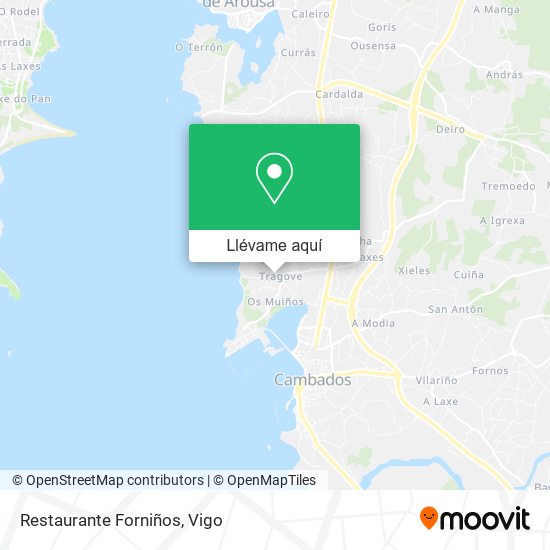 Mapa Restaurante Forniños