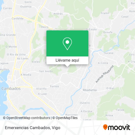 Mapa Emerxencias Cambados