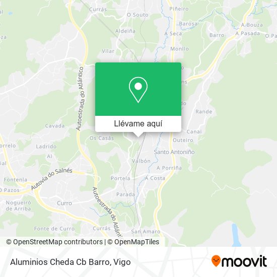 Mapa Aluminios Cheda Cb Barro