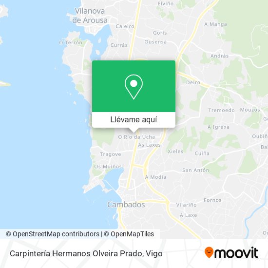 Mapa Carpintería Hermanos Olveira Prado