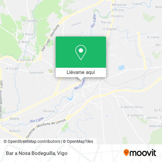 Mapa Bar a Nosa Bodeguilla