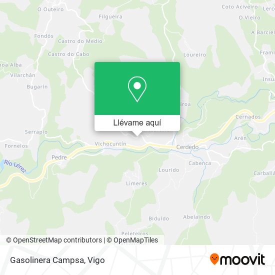 Mapa Gasolinera Campsa