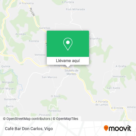 Mapa Café Bar Don Carlos