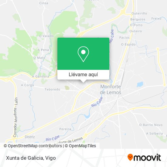 Mapa Xunta de Galicia