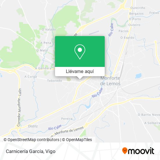 Mapa Carnicería García
