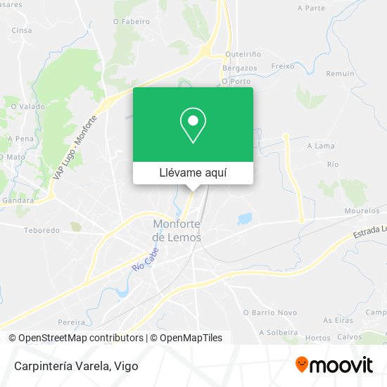 Mapa Carpintería Varela