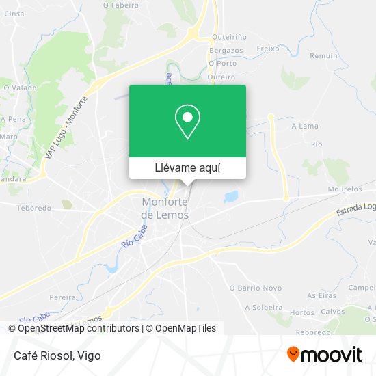 Mapa Café Riosol
